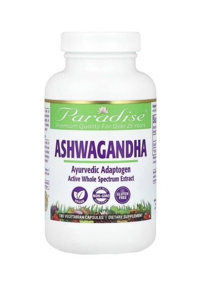 Paradise Herbs, Ash-wag-andha, 250 Mg, 180 Vegetarian Capsules