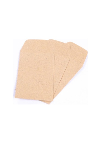 Bimotif Kraft Tohum Zarfı, 5.5x9 Cm 10 Adet