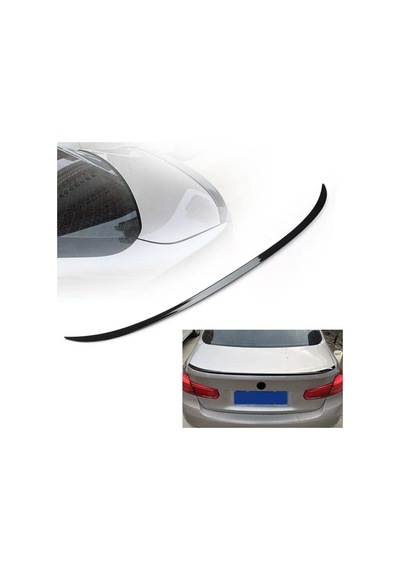 Bmw 3 Serisi F30 M3 Model İnce Bagaj Üstü Spoiler Piano Black