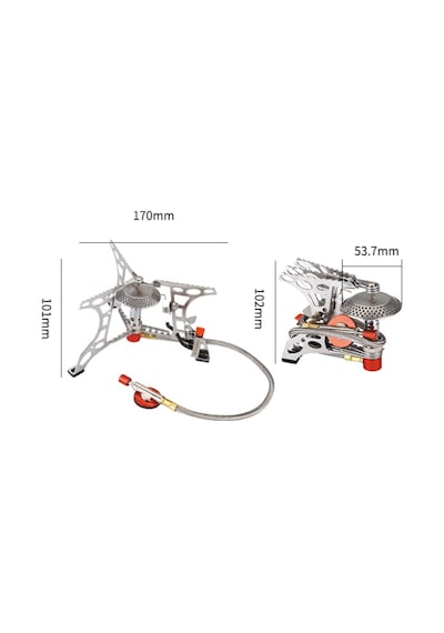 Bulin S05-a Mini Portatif Kamp Ocağı 3200w Gümüş