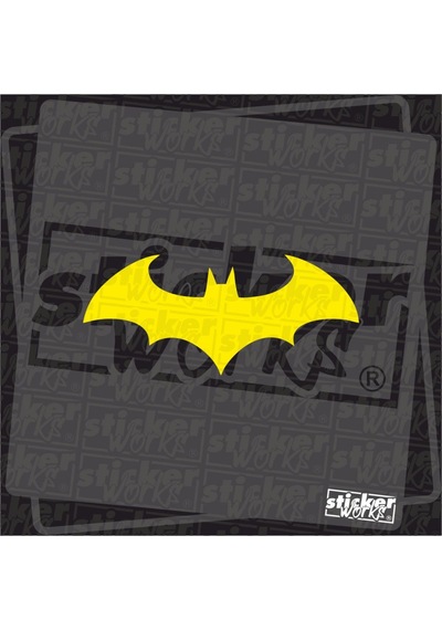 Batman Hologram Sticker Sarı