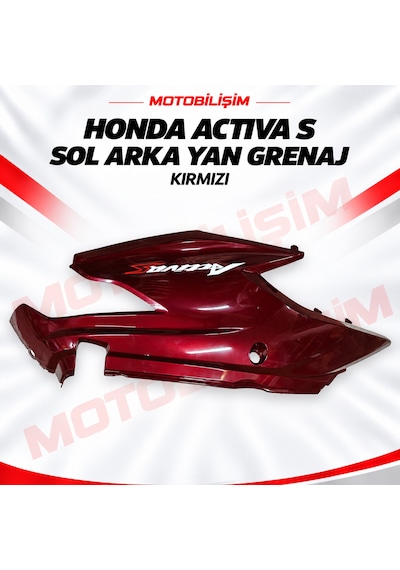 Honda Activa S Uyumlu Sol Arka Yan Grenaj Kırmızı