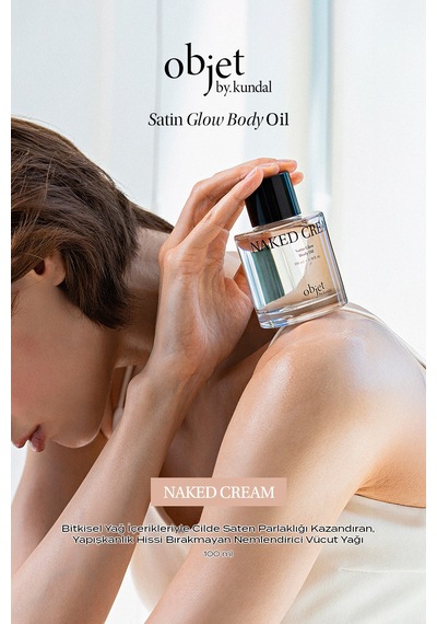 Yapışkanlık Hissi Bırakmayan Saten Bitişli Vücut Yağı Kundal Satın Glow Body Oil Naked Cream