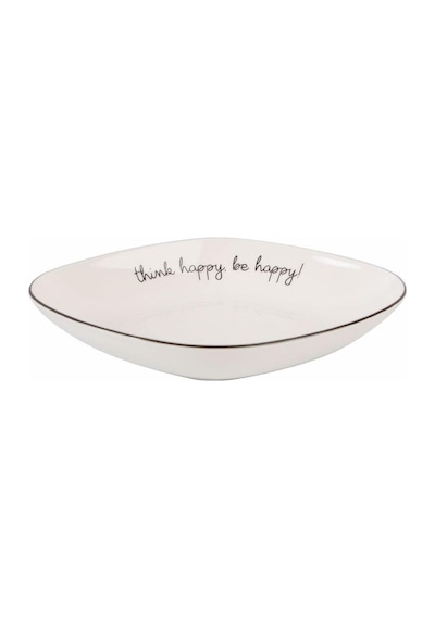 Porland Hope Serisi Oval Çukur Tabak 20x26cm Beyaz