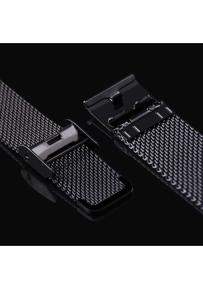 Xiaomi Mi Band 5 Kordon Metal Tel Örgü Işlemeli 16 Kademeli
