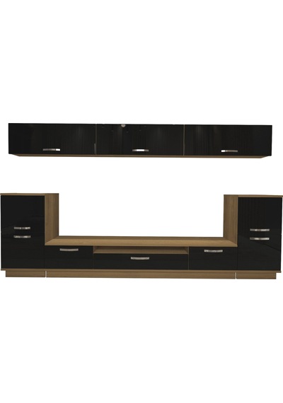 Decoraktiv Trendstyle 9 Mdf Tv Ünitesi Tv Sehpası Pera - Siyah