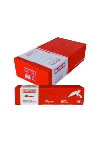 Sımes ispanya Markası Sıcak Silikon Mum 12 MM X 30 CM 1 KG 34Adet