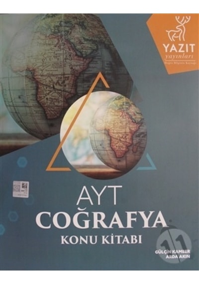 Yazıt Yayınları Yks Ayt Coğrafya Konu Kitabı