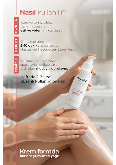 Epilasyon Sonrası Tüy Azaltıcı & Nemlendirici Karınca Yumurtası Kremi 100ml