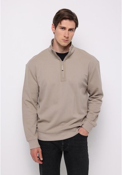 Colin's Colins Comfort Fit Erkek Bej Sweatshirt Cl1076495 Q1.v2 Beı Bej