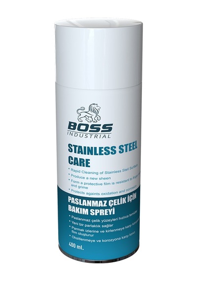 Boss Paslanmaz Çelik Bakım Spreyi Inox 400 ML