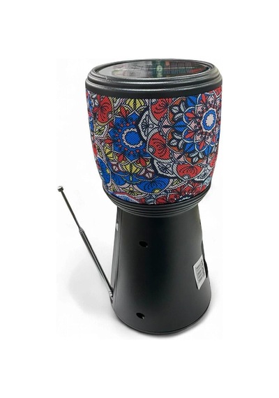 Rose Sp-601 El Fenerli Taşınabilir Solar Şarjlı Bluetooth Fm Radyo Desenli Hoparlör