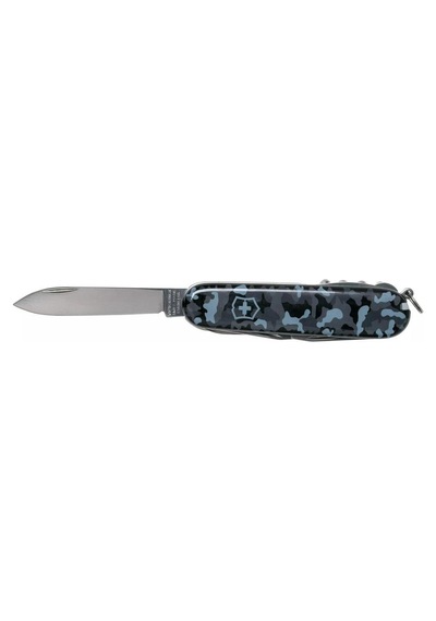 Victorinox Huntsman 1.3713.942 Kamuflaj İsviçre Kamp Çakısı Mavi - Siyah