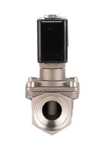 Unox 220 V Ac Paslanmaz Buhar Normalde Kapalı Solenoid Valfler 1/2" (0,5-6 BAR)
