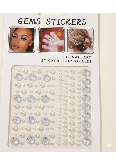 "body & Nail Art Gems" Vücut Ve Tırnak Kristal Çıkartmaları