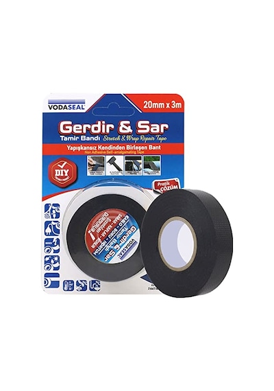 27kids Badem10 Gerdir Sar Esnek Tamir Bandı 20 Mm X 3 Mt Kendinden Birleşen Kauçuk Bant Açık Bej