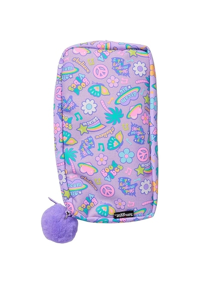Smiggle All Stars Karakter Cepli Kalem Kutusu Leylak 456171 Çok  Renkli