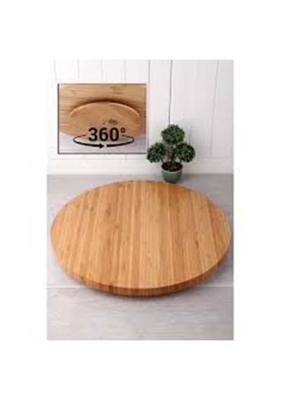 Konak Züccaciye Bamboo Döner Sunumluk 35cm Büyük
