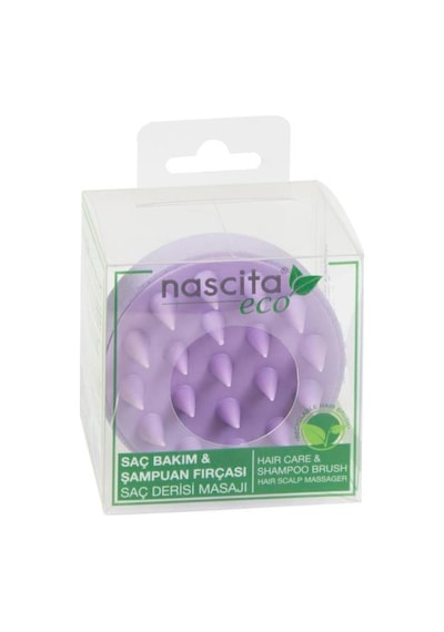 Nascita Eco Saç Bakım Şampuan Fırçası Mor