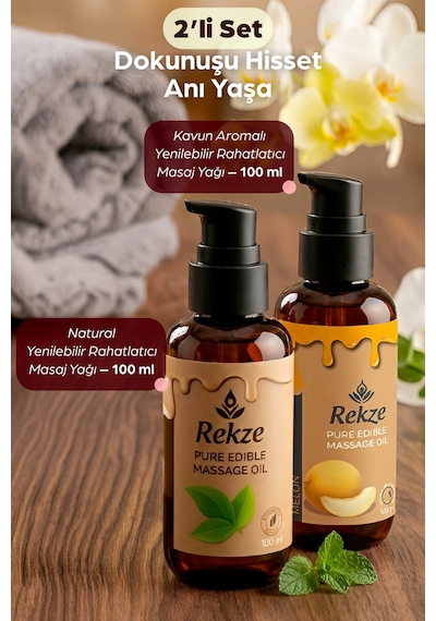 Natural & Kavun Aromalı Masaj Yağı 100 Ml Doğal, Ferahlatıcı Ve Rahatlatıcı Vücut Bakım Yağı - 744636970
