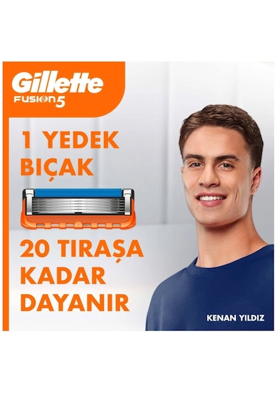 Gillette Uefa Champions League Special Edition Fusion5 Erkek Tıraş Makinesi+ 4 Yedek Bıçak+ Tıraş Jeli + Deodorant