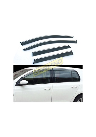Vw Golf 6 Krom Çıtalı Cam Rüzgarlığı 2009-2012