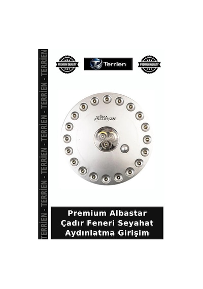 Premium Albastar Çadır Feneri Seyahat Aydınlatma Girişim Standart
