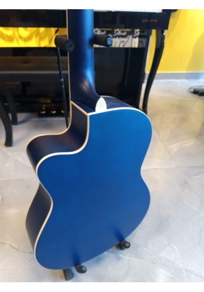 Ravenni Rcg-120 4/4 Klasik Gitar Tam Boy Kesik Kasa Kılıf+penaseti+kapo Hediyeli Mavi
