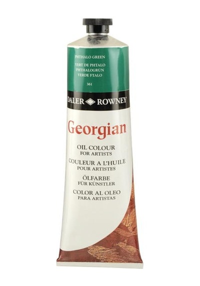 Daler Rowney Georgian Yağlı Boya 225Ml - N:361 Phthalo Green