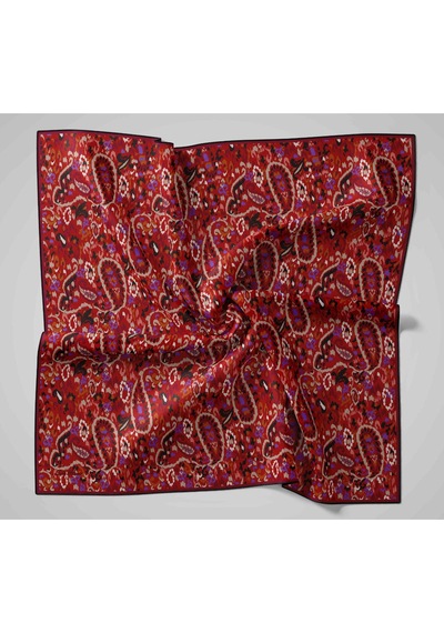 Silk Home Twill İpek Eşarp 11478-19 Siyah, Vişne, Kırmızı, Vizon, Eflatun, Gül Kurusu