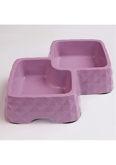 Bobo Bambu İkili Mama Su Kabı Bo-3165 360 ML + 430 ML