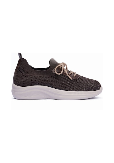 Kadın Triko Sneaker Sim Detaylı Hafif Konfor Taban Taş Bağcıklı Günlük Spor Ayakkabı Melia Kahverengi Kahverengi Kadın Triko Sneaker Sim Detaylı Hafif Konfor Taban Taş Bağcıklı Günlük Spor Ayakkabı Melia Kahverengi Kahverengi