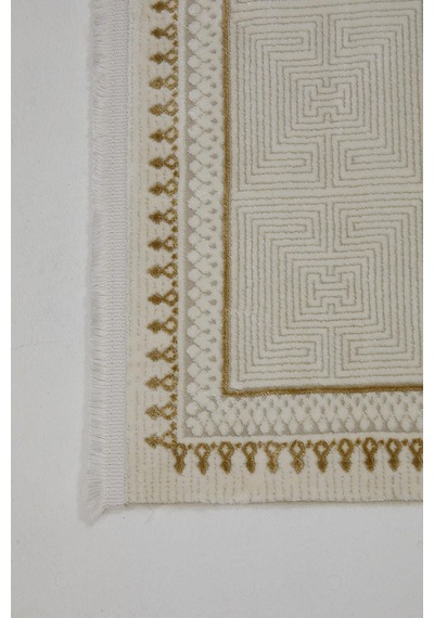 Lavin 4802 Gold Krem - Işıltılı Salon Halısı