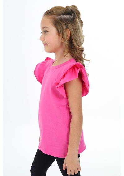 Toontoy Kids Toontoy Kız Çocuk Tişört Orkide Pembe