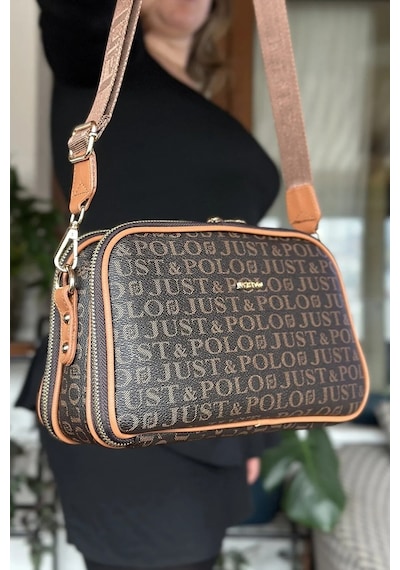 Just Polo Lacivert Uzun Askılı 5 Bölmeli Özel Seri Kadın Çapraz Postacı Omuz Çantası Lacivert