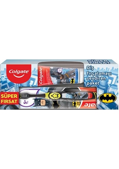Colgate Diş Macunu 75 ML + Barbie & Batman Diş Fırçası