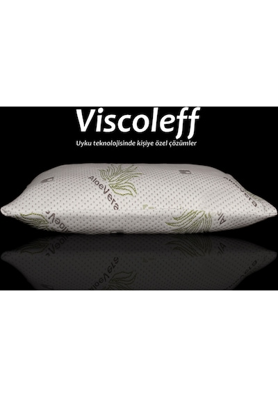 Yumuşak ve Sert Taraflı Ortopedik Visco Yastık Beyaz