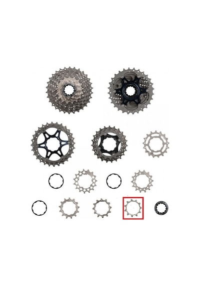 Shimano  Cs-r9100 Dura-ace 11t Ruble Dişlisi Siyah