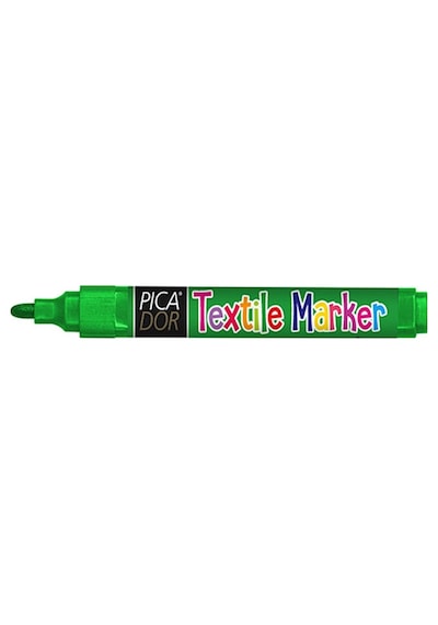 Tekstil Kumaş Kalemi Yuvarlak Uçlu 1.5-3 Mm Sabitlenen Kumaş Kalemi Yeşil Diğer