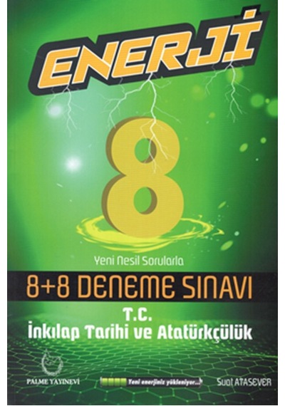 Palme 8. Sınıf Enerji İnkılap Tarihi 8+8 Deneme