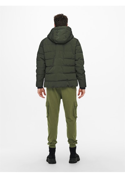 Only & Sons Onscayson Puffa Otw Noos Erkek Gri Mont - 22019598 Gri