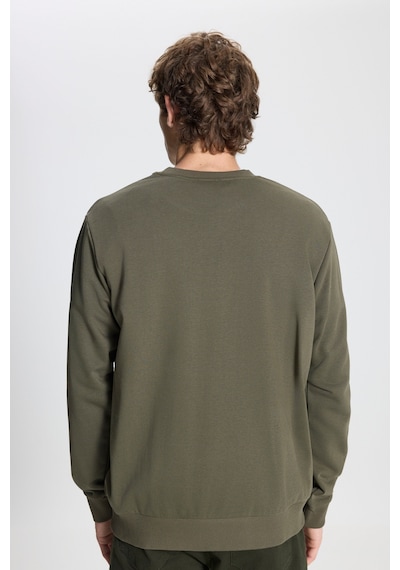 AC&Co / Altınyıldız Classics Erkek Hakı Standart Fit Normal Kesim Bisiklet Yaka Pamuklu Sweatshirt Haki AC&Co / Altınyıldız Classics Erkek Hakı Standart Fit Normal Kesim Bisiklet Yaka Pamuklu Sweatshirt Haki
