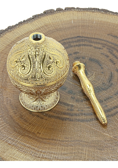 Güldanlık - Gül Suyu Şişesi - Gold