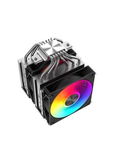 Sama A60l, Black, 2x120mm Argb Fan, Kule Tipi Hava Soğutma, 6 Adet Gelişmiş Nikel Kaplı Bakır Isı Borusu, Cpu Fan Amd Ve Intel Tüm İşlemciler İle  Diğer