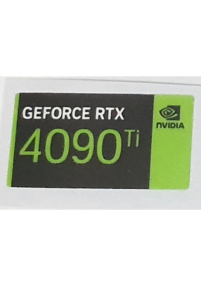 Nvidia Geforce Rtx 4090 Ti Sticker Yatay Etiket D165