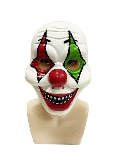 Halloween Maske Palyaço Kırmızı Yeşil Tüm Yaşlar