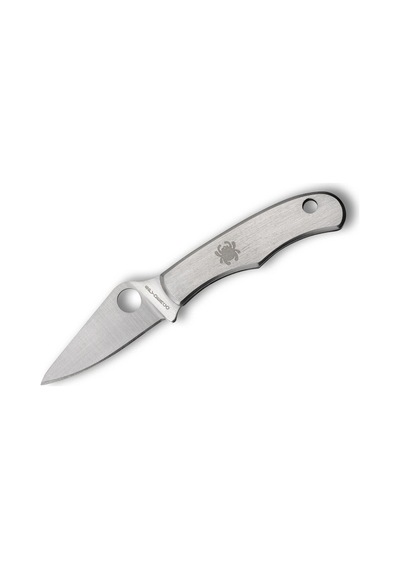 Spyderco Bug Stainless Plainedge Kamp Çakı Gümüş