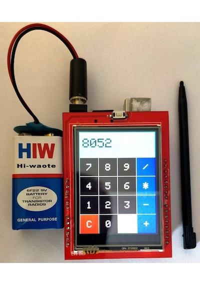 2.4" 320X240 Arduino Lcd Tft Shield Dokunmatik Ekran Microsd