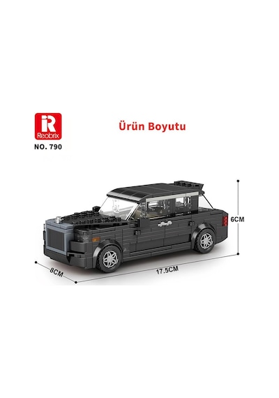 Reobrix Creator 790 Rolls Royce Cullinan Suv Araba Yaratıcı Yapı Blok Seti Building Blocks - 480 Parça