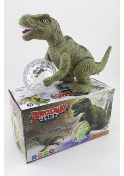 Işıklı Pilli Sesli Yürüyen Dinozor